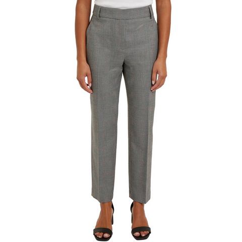 Tommy Hilfiger Geweven broek POW CHECK SLIM STRAIGHT PANT (Global Serie TH VROUWEN)