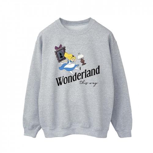 Disney Heren Alice In Wonderland This Way Sweatshirt