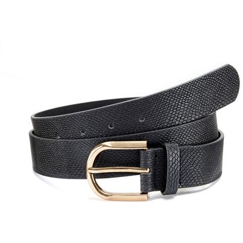 Lascana Heupriem in metallic-look, riem, jeansriem, broekriem voor jeans & broeken