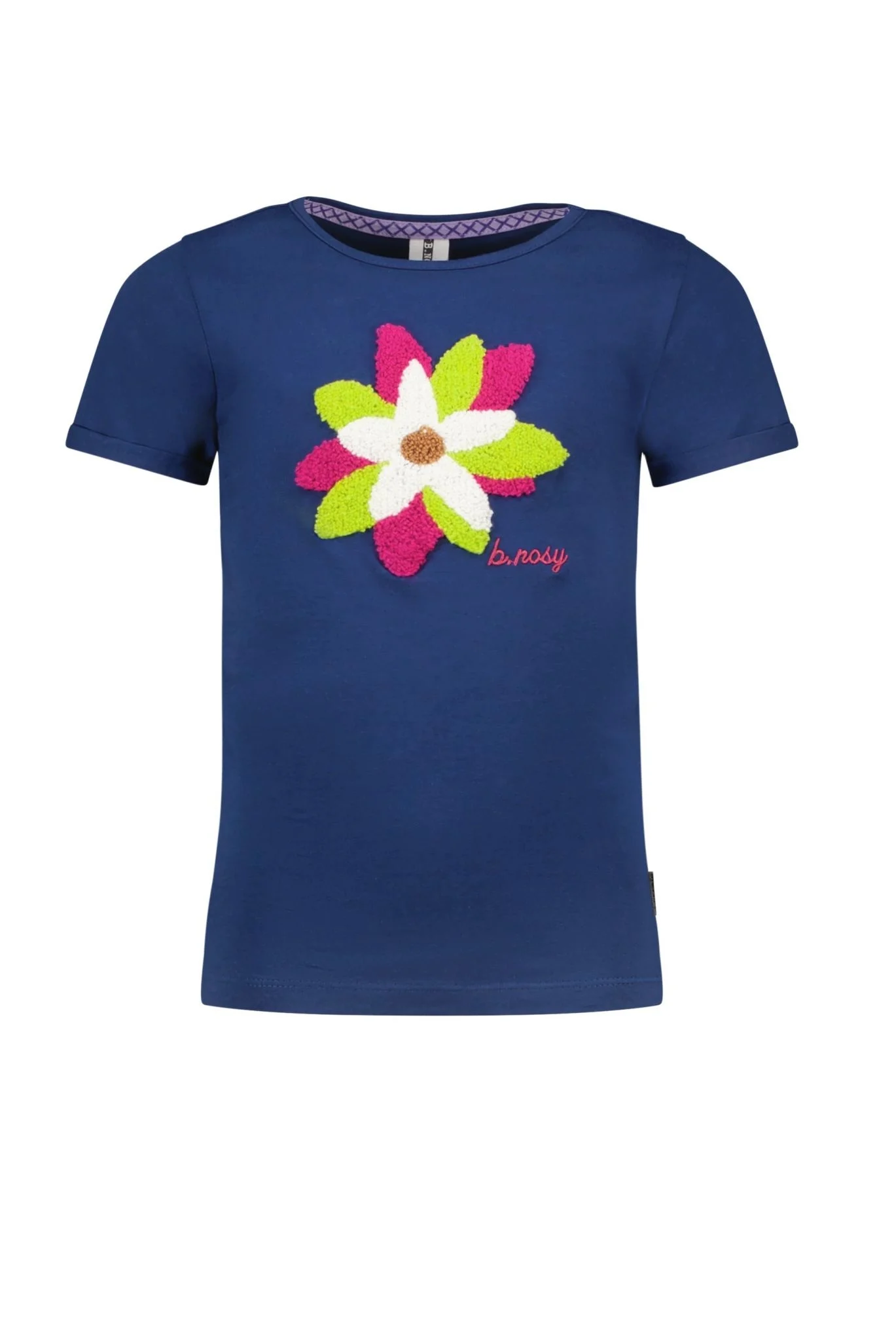 B.Nosy Meisjes t-shirt flower artwork lake