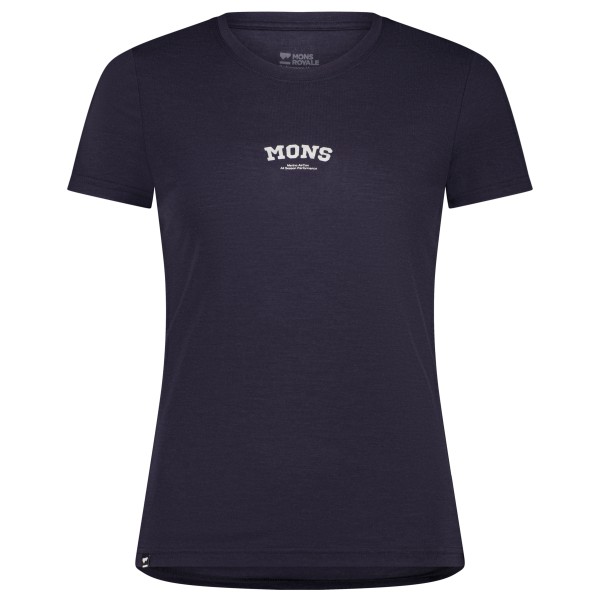 Mons Royale  Women's Icon Tee - T-shirt, blauw