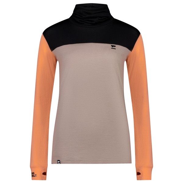 Mons Royale  Women's Yotei High Neck - Merino-ondergoed, bruin