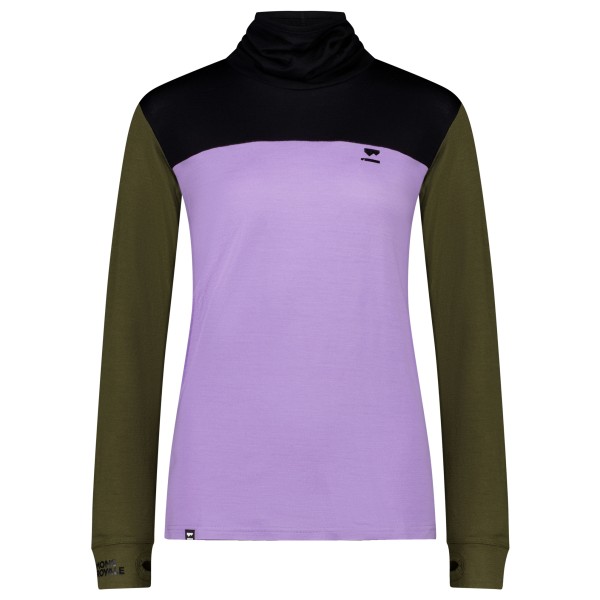 Mons Royale  Women's Yotei High Neck - Merino-ondergoed, purper