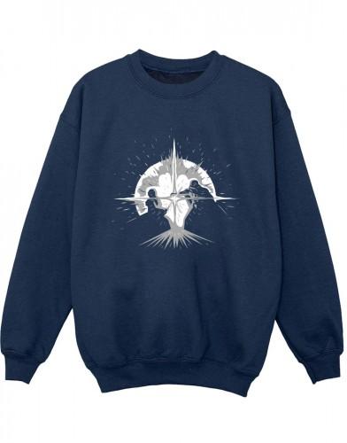 Star Wars jongens Obi-Wan Kenobi Sabre silhouet gevecht Sweatshirt