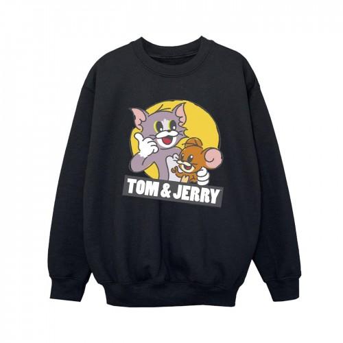 Tom And Jerry Boys Sketch Logo Sweatshirt