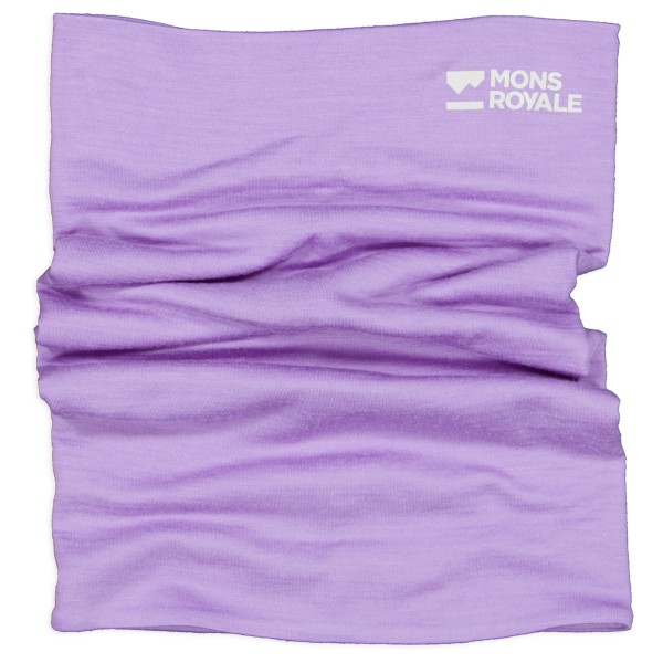 Mons Royale  Double Up Neckwarmer - Colsjaal, purper