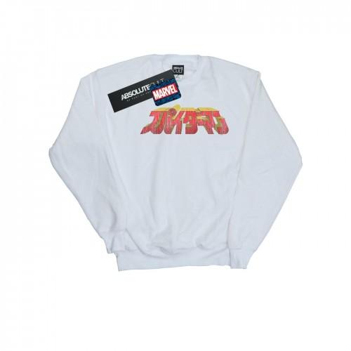 Marvel Girls Spider-Man sweatshirt met Japans logo