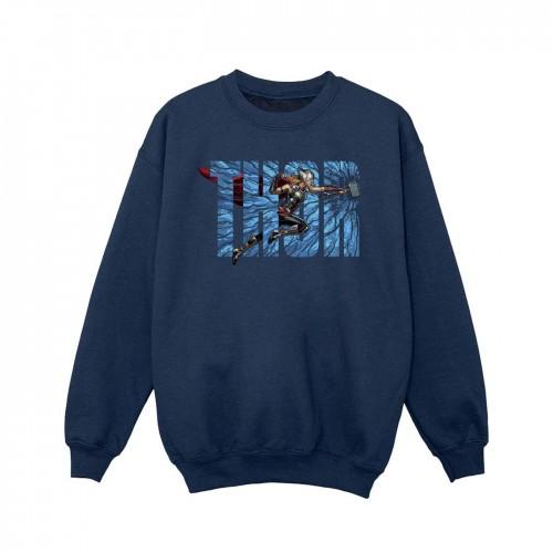 Marvel Girls Thor Love en Thunder Smash-sweatshirt