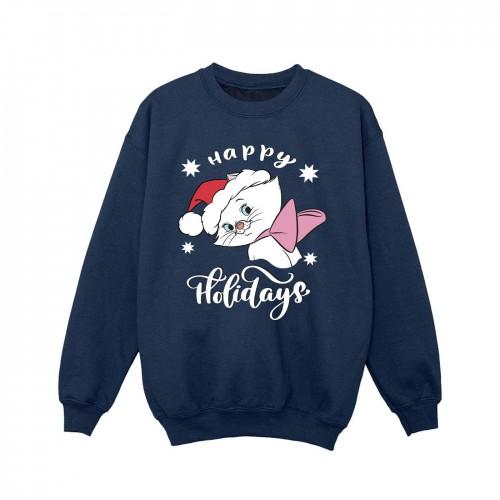 Disney Girls The Aristocats Happy Holidays-sweatshirt