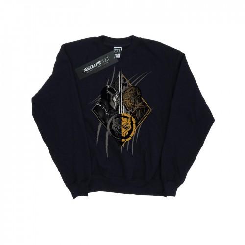 Marvel Girls Black Panther versus Killmonger-sweatshirt