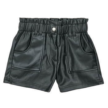 Only Korte Broek  KOGSTEPHANIE FAUX LEATHER SHORTS CS OTW