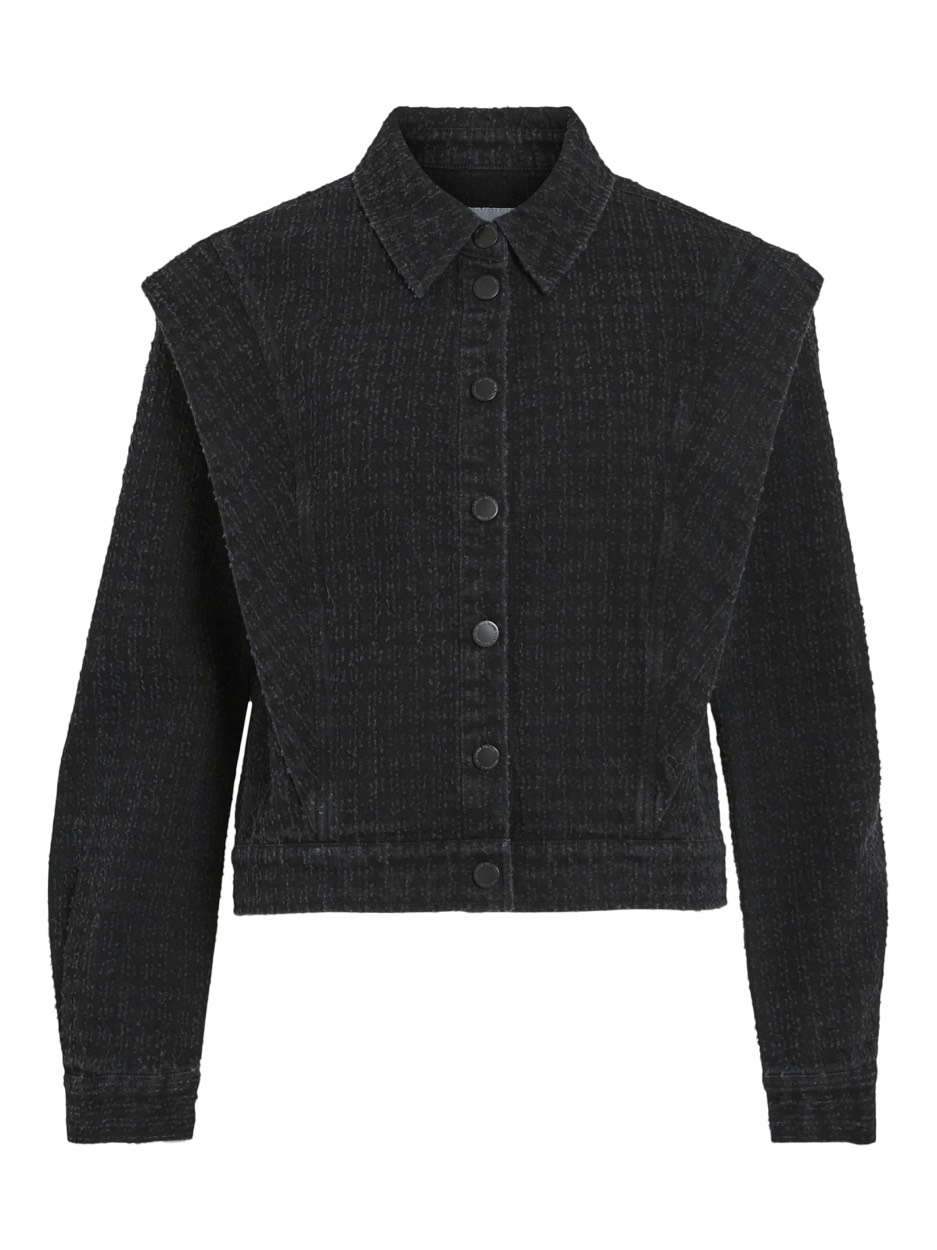 Vila Vizoa ls denim jacket blk black denim