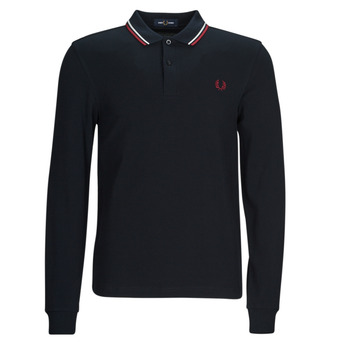 Fred Perry Polo Shirt Lange Mouw  LS TWIN TIPPED SHIRT