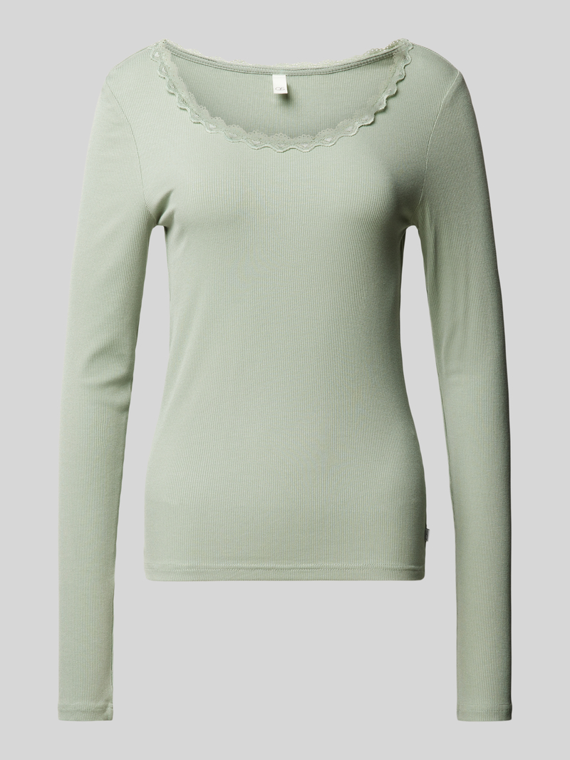 QS Longsleeve met ronde hals