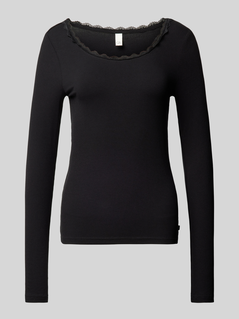 QS Longsleeve met ronde hals