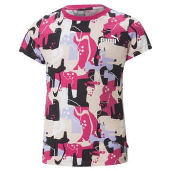 Puma T-shirt Korte Mouw  ESS STREET ART LOGO