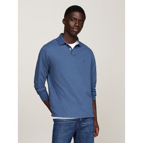 Tommy Hilfiger Longsleeve Polo Dunkelblau