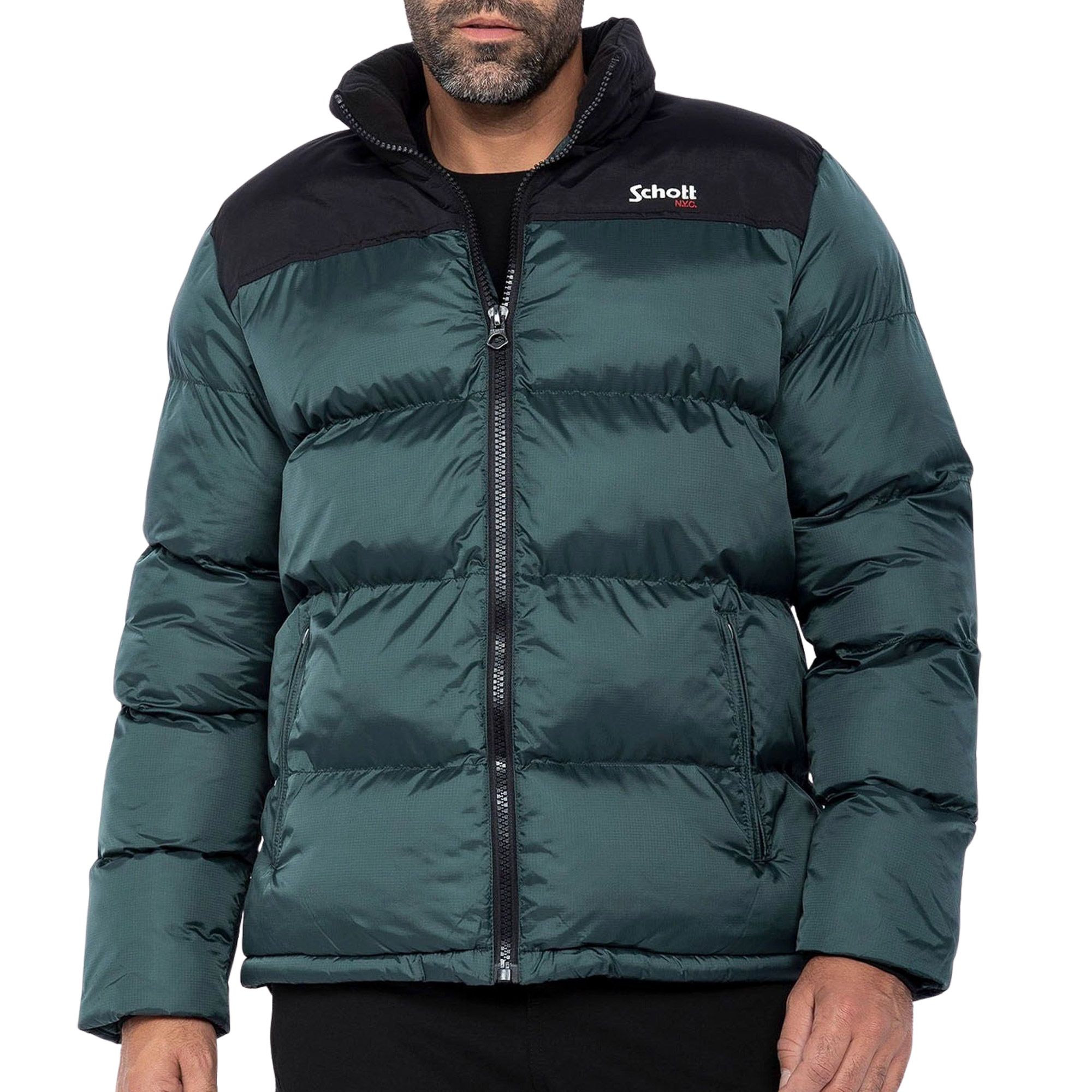 Schott Utah Puffer Winterjas Heren