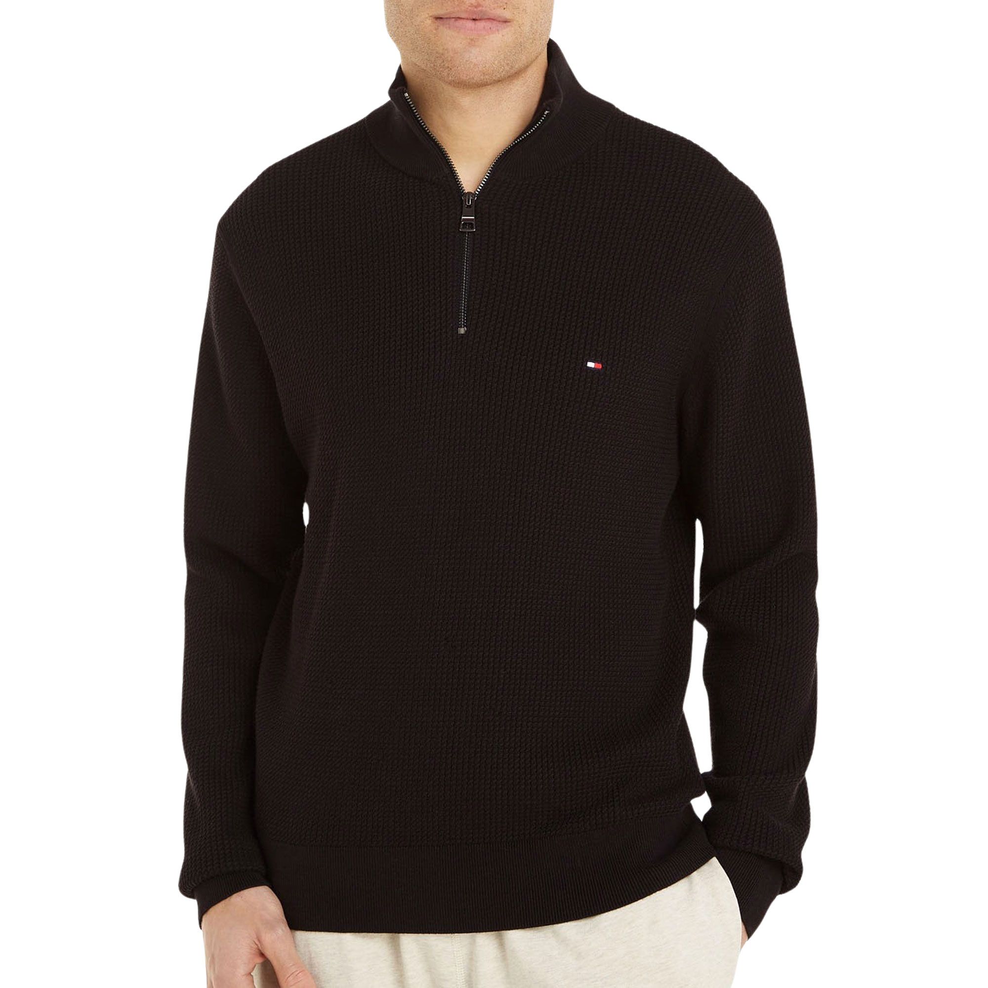 Tommy Hilfiger Structure Half Zip Trui Heren