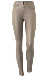 Jurkjes Elle Coating Jeans Metallic Goud