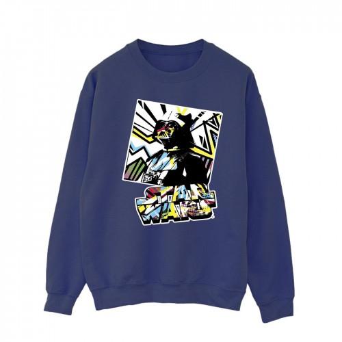 Star Wars Heren Vader Waterkleur Pop Art Sweatshirt