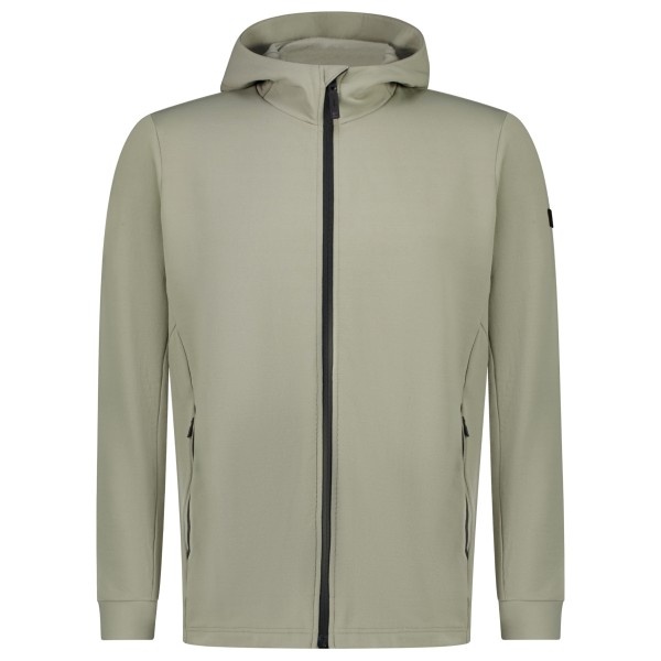 Mons Royale  Arcadia Merino Fleece Hoody - Fleecetrui, olijfgroen/grijs