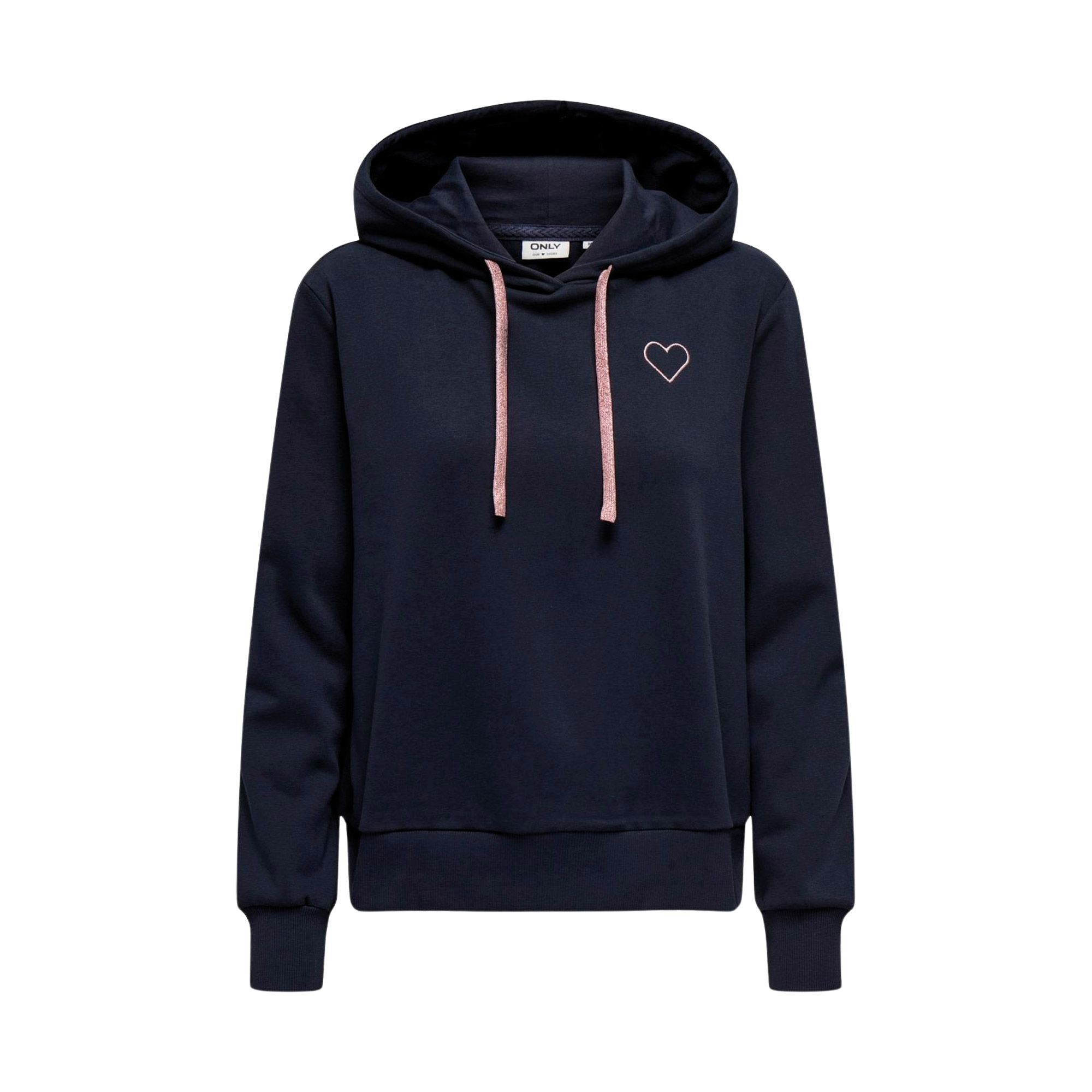 Only Noli Heart Hoodie Dames