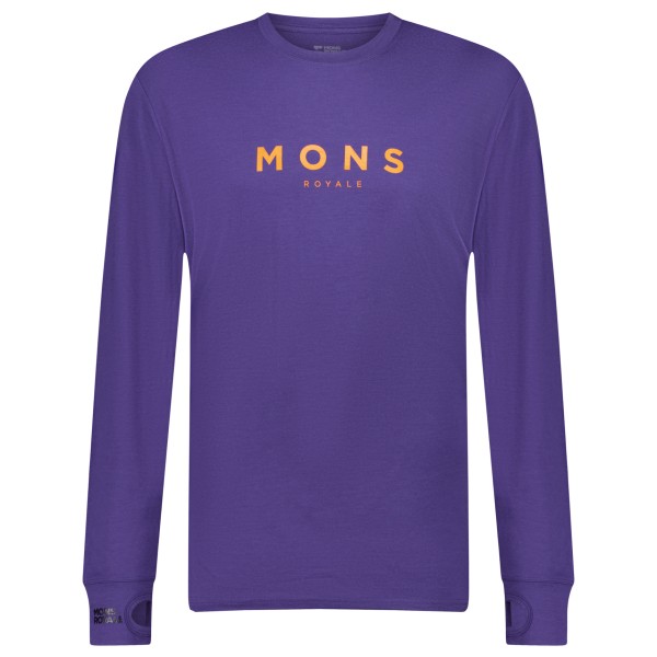 Mons Royale  Yotei Classic L/S - Merinoshirt, purper