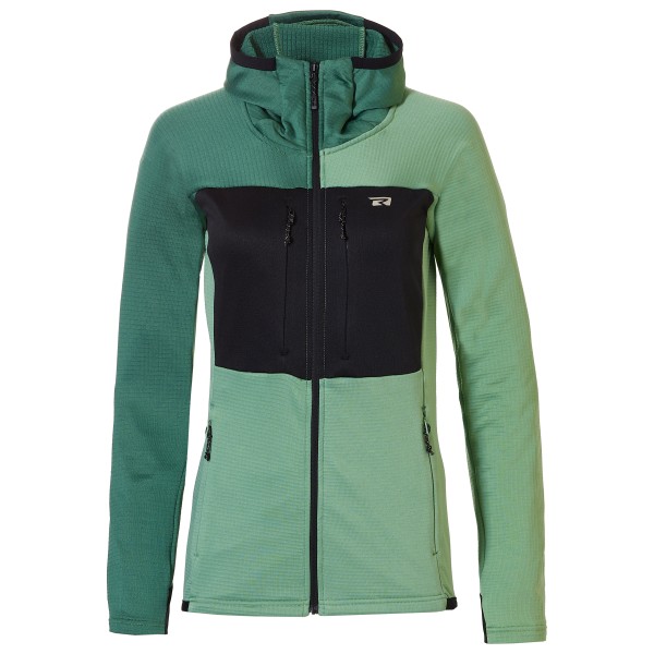 REHALL  Women's Susan-R Layering Jacket - Fleecevest, groen/turkoois