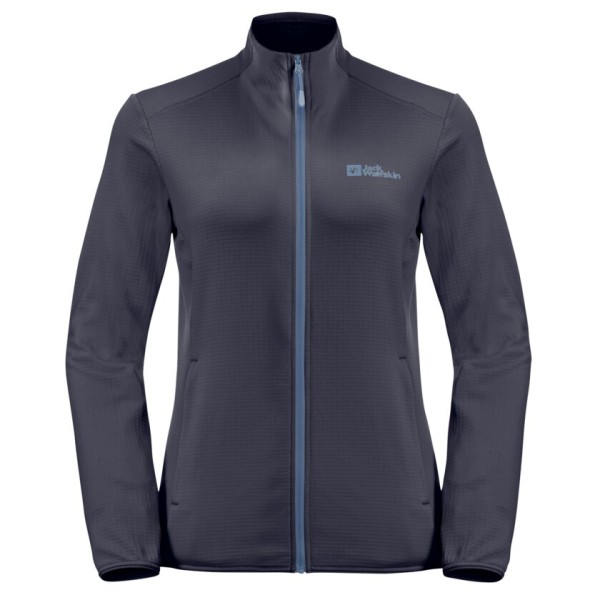 Jack Wolfskin  Women's Kolbenberg Fullzip - Fleecevest, blauw