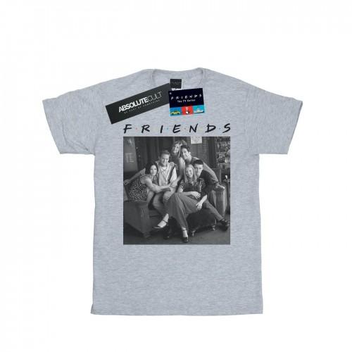 Friends Vrienden jongens zwart-wit foto T-shirt