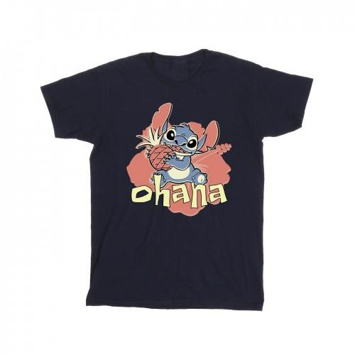 Disney jongens Lilo en Stitch Ohana ananas T-shirt