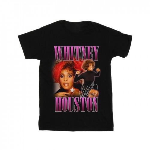 Pertemba FR - Apparel Whitney Houston jongens handtekening eerbetoon T-shirt