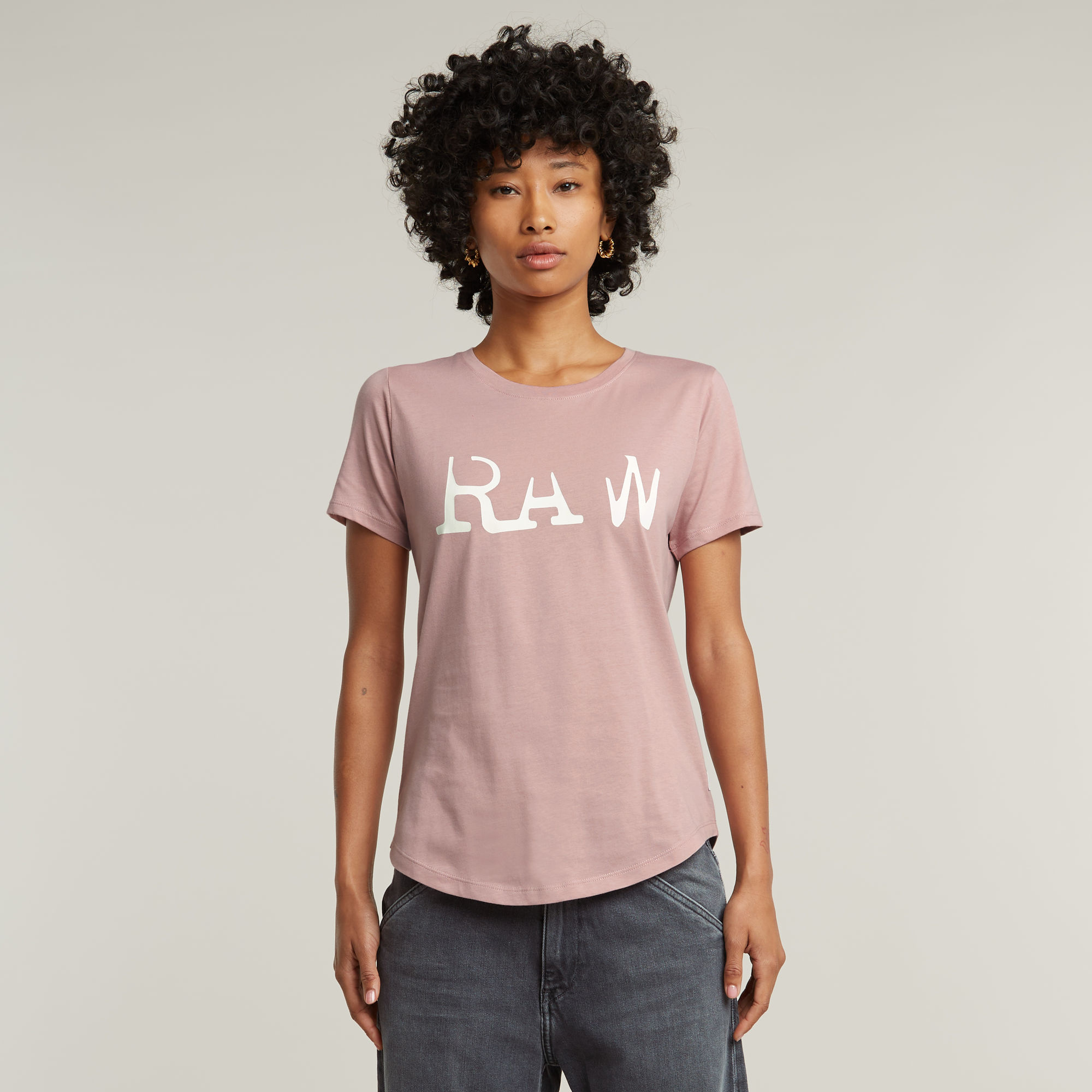 G-Star RAW RAW Optic Slim Top - Roze - Dames