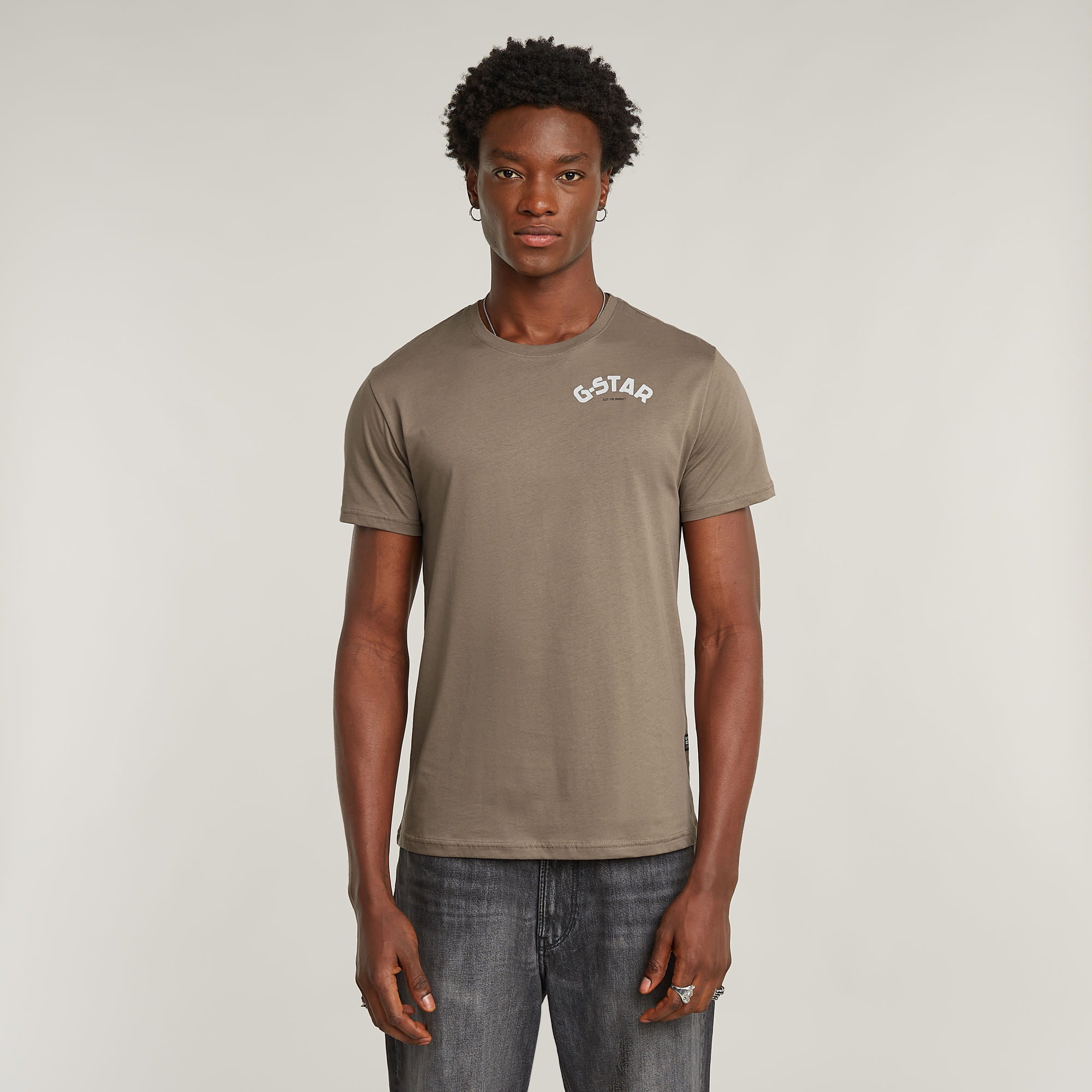 G-Star RAW Chest Graphic T-Shirt - Bruin - Heren