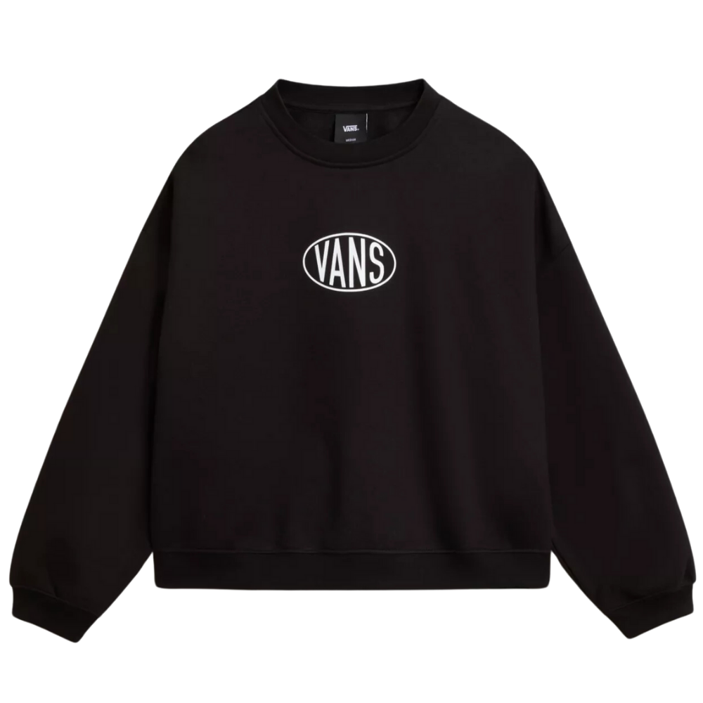 Vans Kids Name Drop Crew Sweatshirt Black