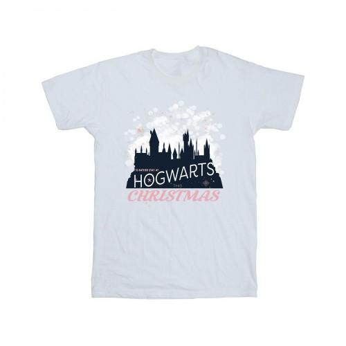 Harry Potter meisjes Zweinstein kerst katoenen T-shirt