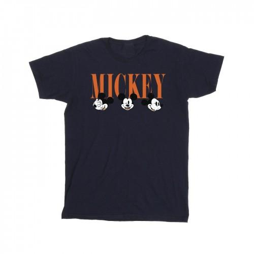 Disney meisjes Mickey Mouse gezichten katoenen T-shirt