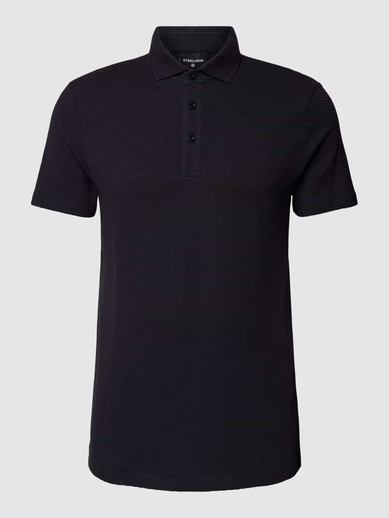 Strellson Poloshirt met structuurmotief, model 'Fisher'