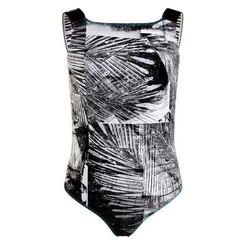 Calvin Klein Swimwear Badpak SWIMSUIT-PRINT in een look met patroon