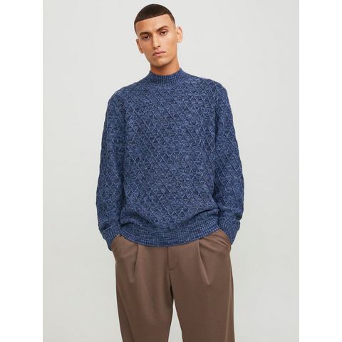 Jack & Jones Trui met staande kraag JPRCCZIGGI KNIT MOCK NECK LN