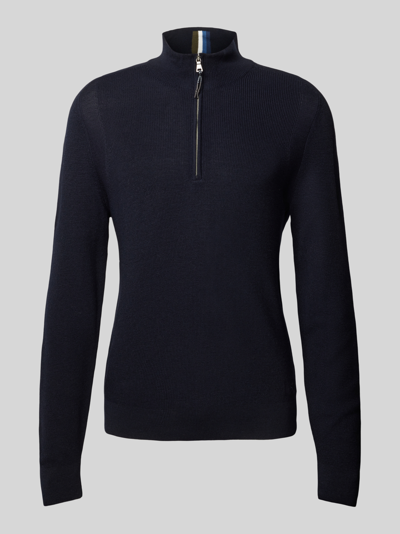 BRAX Gebreide pullover met opstaande kraag, model 'Steffen'