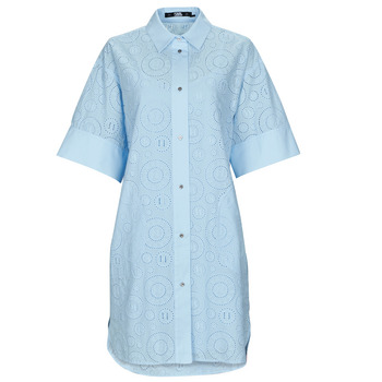 Karl Lagerfeld Korte Jurk  BRODERIE ANGLAISE SHIRTDRESS