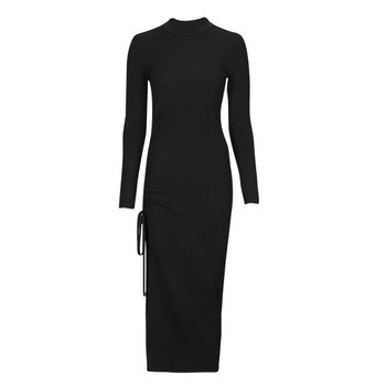 MICHAEL Michael Kors Lange Jurk  MERINO RUCHED MIDI DRESS