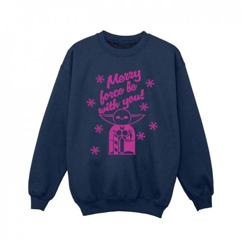 Star Wars Girls Merry Force Yoda Sweatshirt