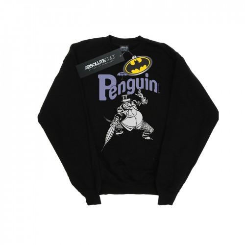 DC Comics Pinguïn Mono Action Pose-sweatshirt voor meisjes