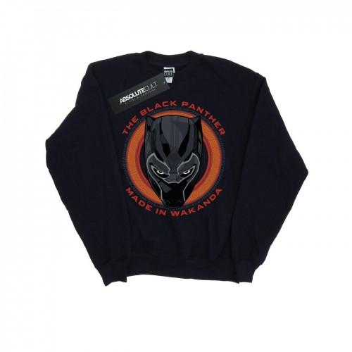 Marvel Girls Black Panther Made in Wakanda Red Sweatshirt