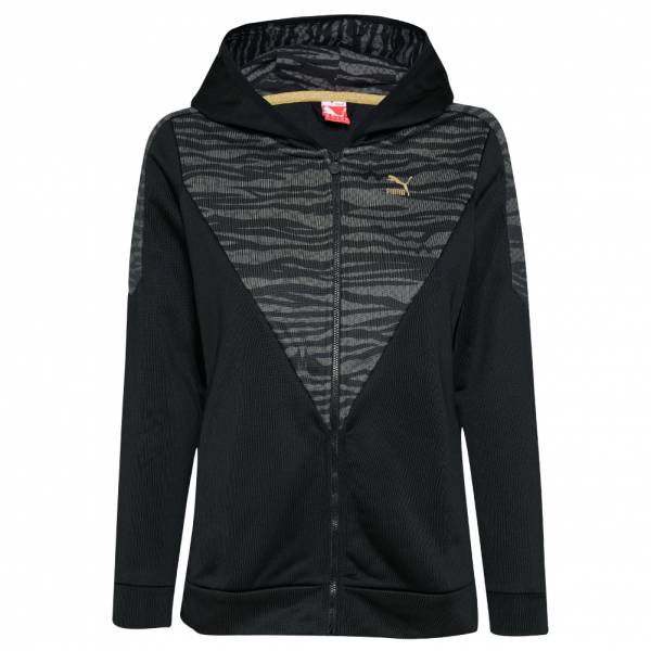 Puma Printed Zip Dames Hooded Sweatjas 566830-01