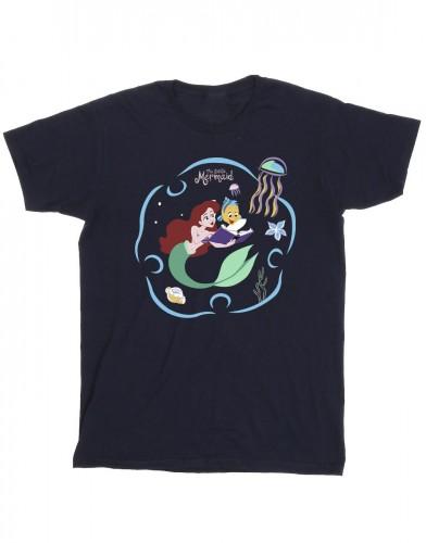 Disney Boys De kleine zeemeermin die een boek leest T-shirt