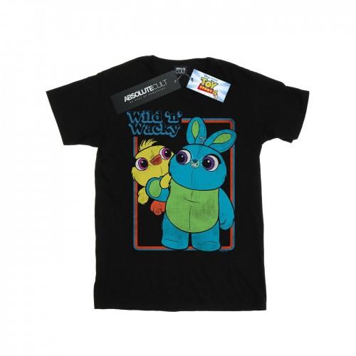 Disney jongens Toy Story 4 eend en konijntje wild en gek T-shirt